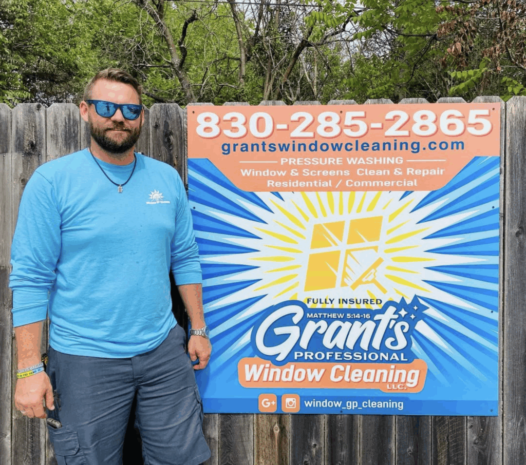 grant with sign